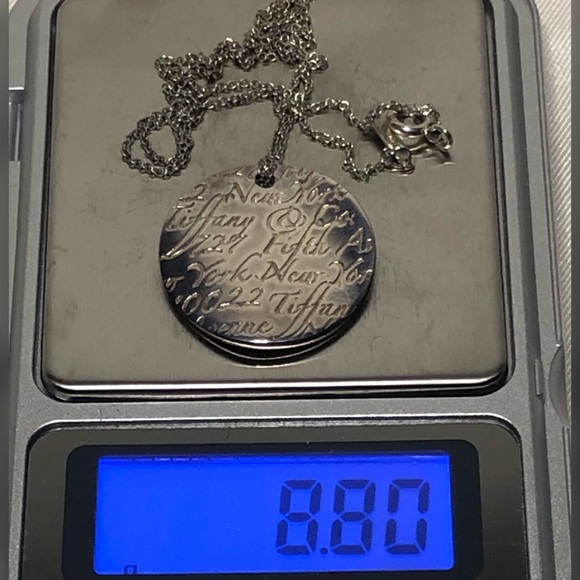 Tiffany 925 Round Notes 16” Necklace Retired - Picture 8 of 8